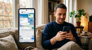 Primo messaggio in una chat con una donna matura